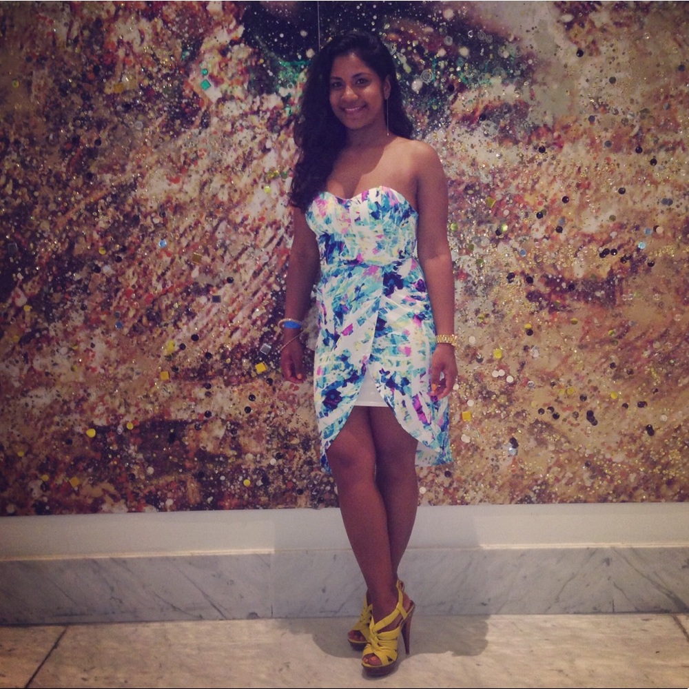 Charlotte Russe strapless dress
